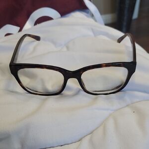 Coach Tortoise and Pink Frame Reading Eyeglasses